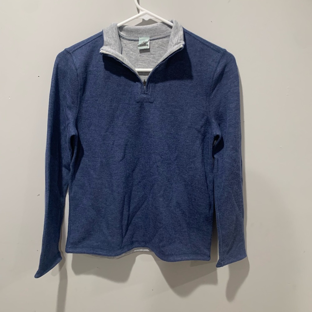 Boys Long Sleeve Quarter Zip Sweater